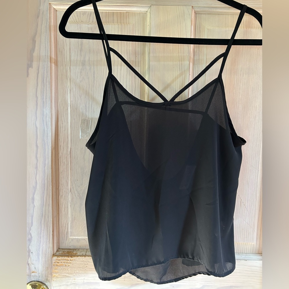 NWT Decker Innocence Cami in Black. Women’s Medium